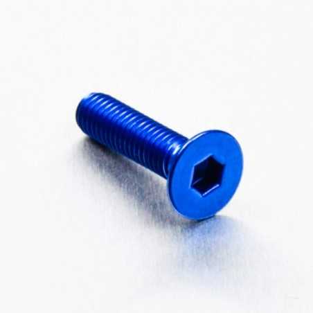 PRO-BOLT Tornillo de aluminio avellanado M6 x (1.00mm) 25mm azul LCS625B 49778