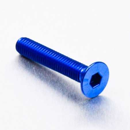 PRO-BOLT Tornillo de aluminio avellanado M6 x (1.00mm) 35mm azul LCS635B 49785
