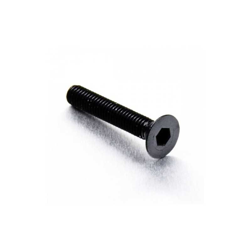 Countersunk aluminum screw  M6 x (1.00mm) x 35mm negro LCS635BK
