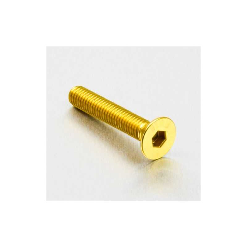 PRO-BOLT Tornillo de aluminio avellanado M6 x (1.00mm) 35mm oro LCS635G 49787