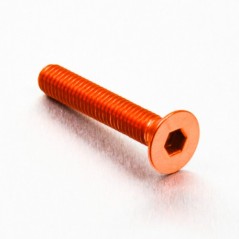 PRO-BOLT Tornillo de aluminio avellanado M6 x (1.00mm) 35mm naranja LCS635O 49788