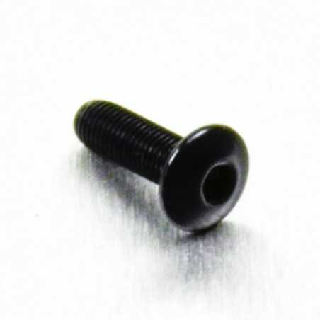 PRO-BOLT Tornillo de aluminio M4 x 12mm con cabeza redondeada Fine negro L 49793