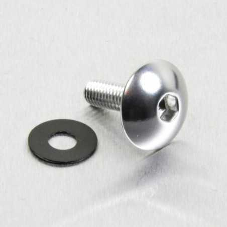 PRO-BOLT Tornillo de Aluminio XL Cabeza Redondeada M5 x 16mm Plata - Marca 49812