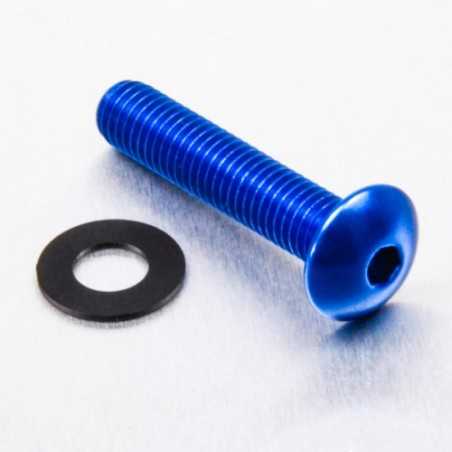 PRO-BOLT Tornillo de aluminio cabeza redondeada M8 x (1.25mm) 40mm azul LFB840 49856