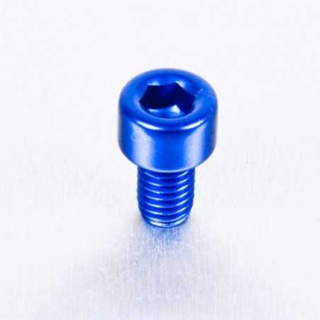 Cylindrical head aluminum screw  M5 x (0.8mm) x 8mm azul LPB508B