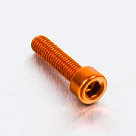 PRO-BOLT Tornillo de aluminio M5 x 20mm cabeza cilíndrica en color naranja LPB5 49908
