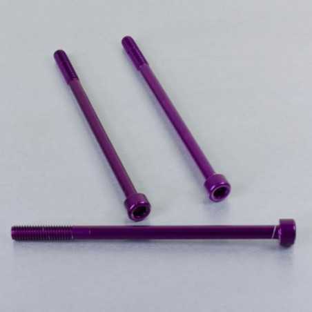 PRO-BOLT Tornillo de aluminio cabeza cilíndrica M6 x (1.00mm) 100mm negro LPB6 49929