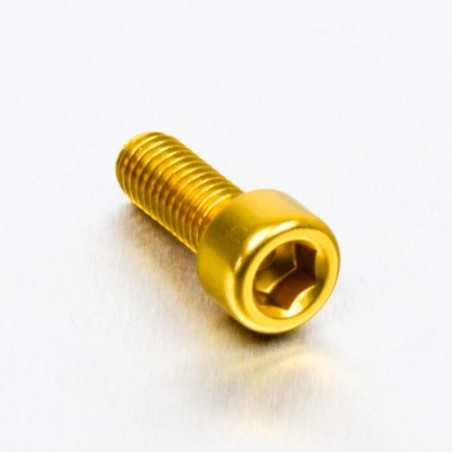 PRO-BOLT Tornillo de aluminio cabeza cilíndrica M6 x (1.00mm) 16mm oro LPB616G 49944