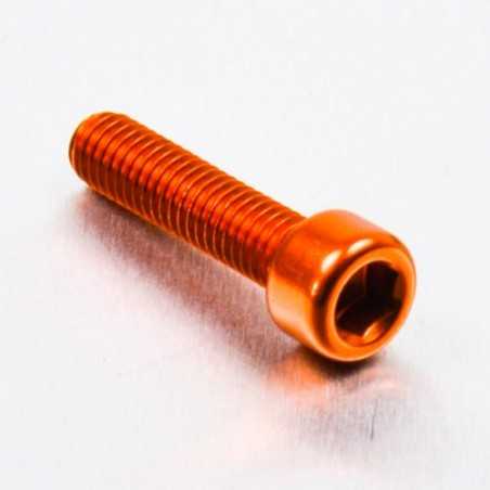 PRO-BOLT Tornillo de aluminio M6 x 25mm naranja LPB para mejoras en tu moto - 49958