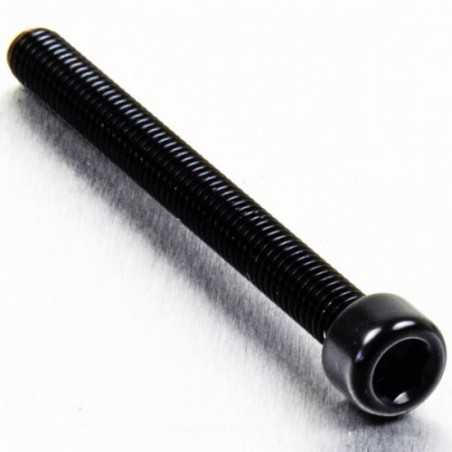 Cylindrical head aluminum screw  M6 x (1.00mm) x 60mm negro LPB66