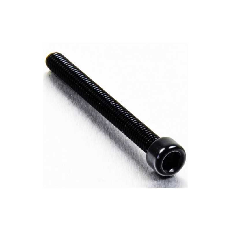 Cylindrical head aluminum screw  M6 x (1.00mm) x 65mm negro LPB66