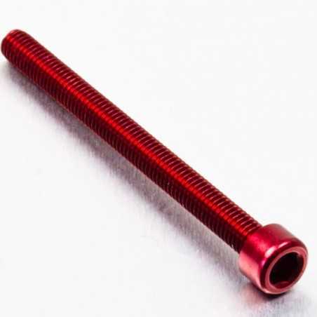 PRO-BOLT Tornillo de aluminio cabeza cilíndrica M6 x (1.00mm) 70mm rojo LPB670 50021