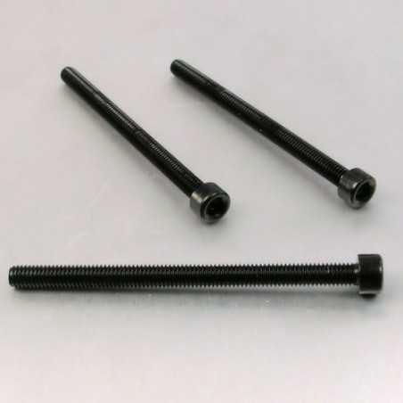 Cylindrical head aluminum screw  M6 x (1.00mm) x 85mm negro LPB68