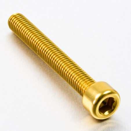 PRO-BOLT Tornillo de aluminio cabeza cilíndrica M8 x (1.25mm) 60mm oro LPB860G 50090