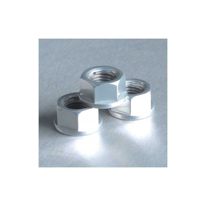 Aluminum nut  10mm plata LSPN10S