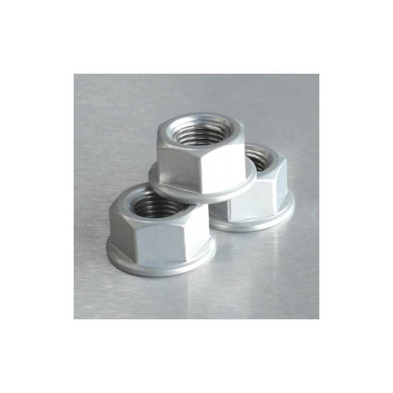 Aluminum nut  12mm plata LSPN12S