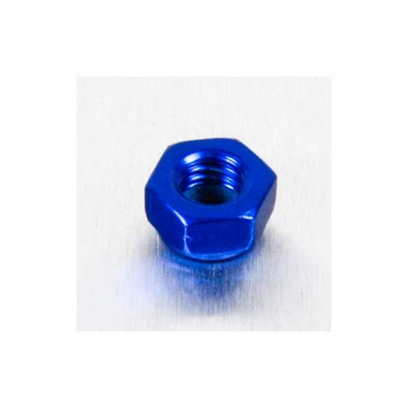 Self-locking aluminum nut  M5 azul LNYN5B