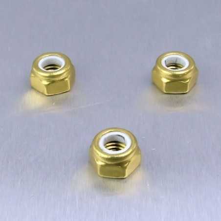 PRO-BOLT Tuerca de aluminio autoblocante M5 oro LNYN5G 50111