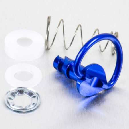 1/4 turn aluminum quick screw  17mm azul LQRCLIP17B