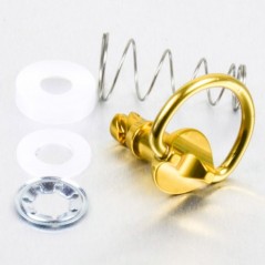 PRO-BOLT Tornillo rápido de aluminio 1/4 vuelta 17mm oro LQRCLIP17G 50125