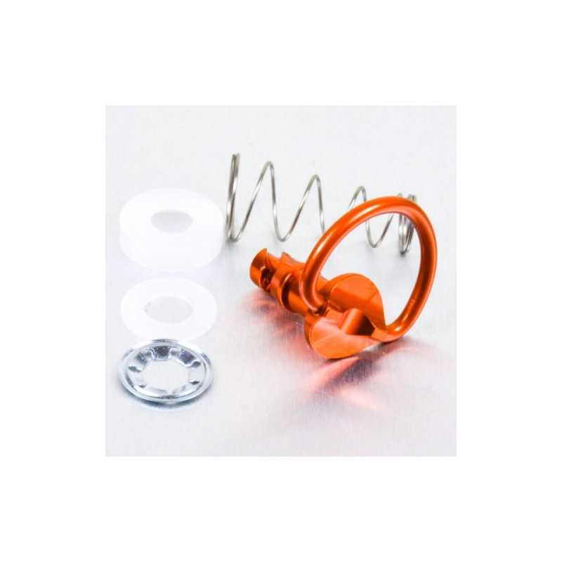 PRO-BOLT Tornillo rápido de aluminio 1/4 vuelta 17mm naranja LQRCLIP17O 50126