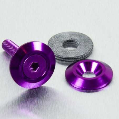 Countersunk aluminum washer  M5 (19mm ØExt.) violeta LWAC5P