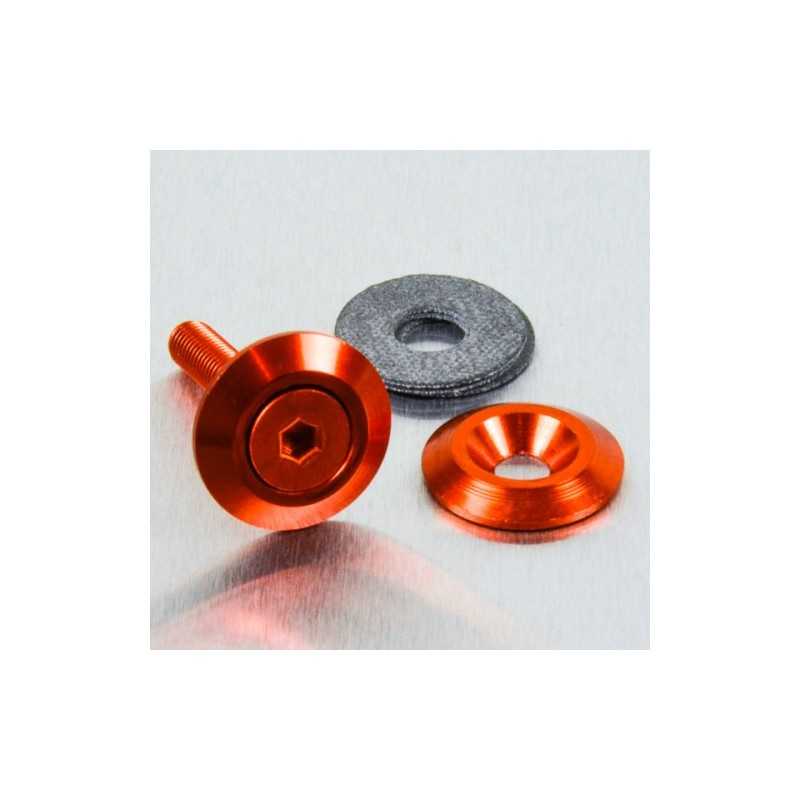 PRO-BOLT Arandela de aluminio avellanada M5 (19mm ØExt.) naranja LWAC5O 50148