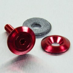 PRO-BOLT Arandela de aluminio avellanada M5 (19mm ØExt.) rojo LWAC5R 50149