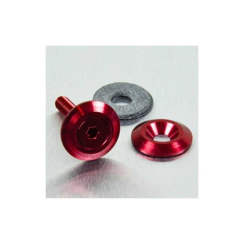 PRO-BOLT Arandela de aluminio avellanada M5 (19mm ØExt.) rojo LWAC5R 50149