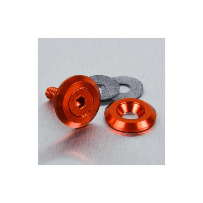 PRO-BOLT Arandela de aluminio avellanada M6 naranja LWAC6-19O 50154