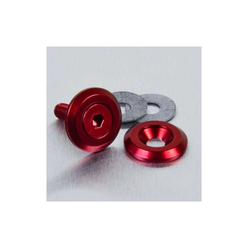 PRO-BOLT Arandela de aluminio avellanada M6 rojo LWAC6-19R 50157