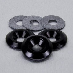 PRO-BOLT Arandela de aluminio avellanada M6 negro LWAC6-22BK 50160