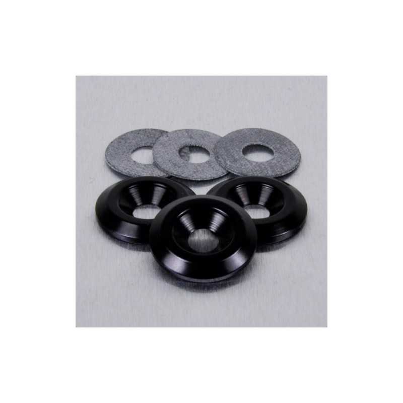 PRO-BOLT Arandela de aluminio avellanada M6 negro LWAC6-22BK 50160