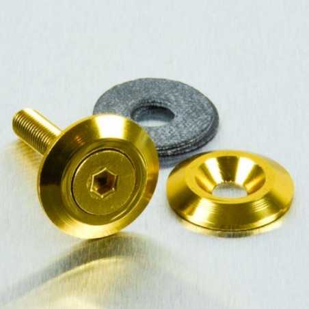 Countersunk aluminum washer  M6 oro LWAC6-22G