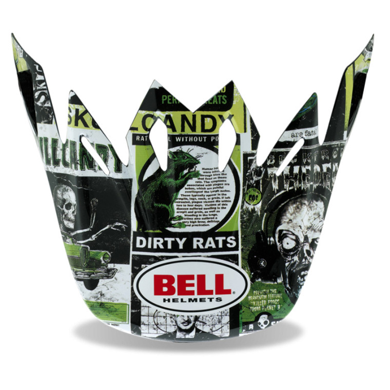 BELL Recambio pantalla visera casco para modelo MOTO-9 / FLEX SKULL CNDY SCREAM 2028894