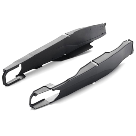 black pivot protectors with glossy finish