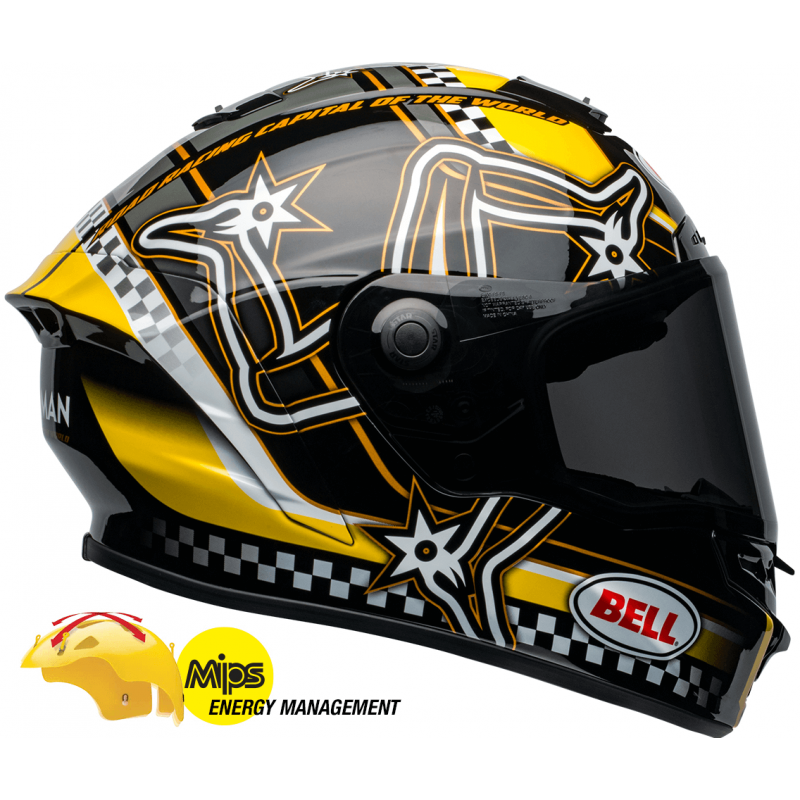 BELL Casco integral STAR MIPS ISLA DE MAN GLOSS 8000010001VAR