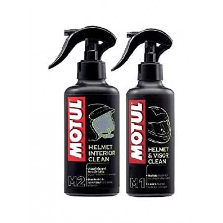 MOTUL Pack de limpieza para cascos - Incluye interior, exterior y pantallas 109920