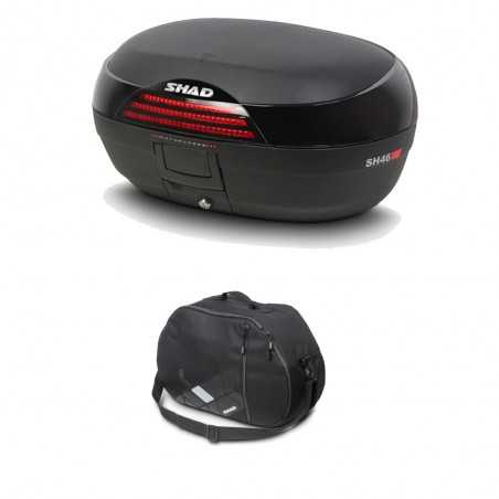 SHAD Baul maleta trasera moto con bolsa interna de regalo SH46 SH46BO1