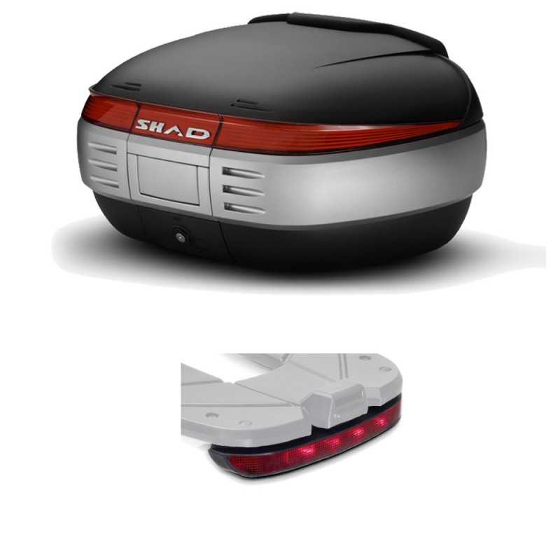 SHAD Baul maleta trasera moto con luz de freno regalo SH50 SH50LUZ1