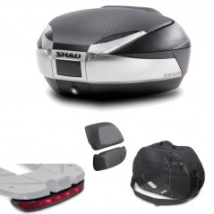 Suitcase rear trunk + backrest + brake light + internal inner bag  SH48