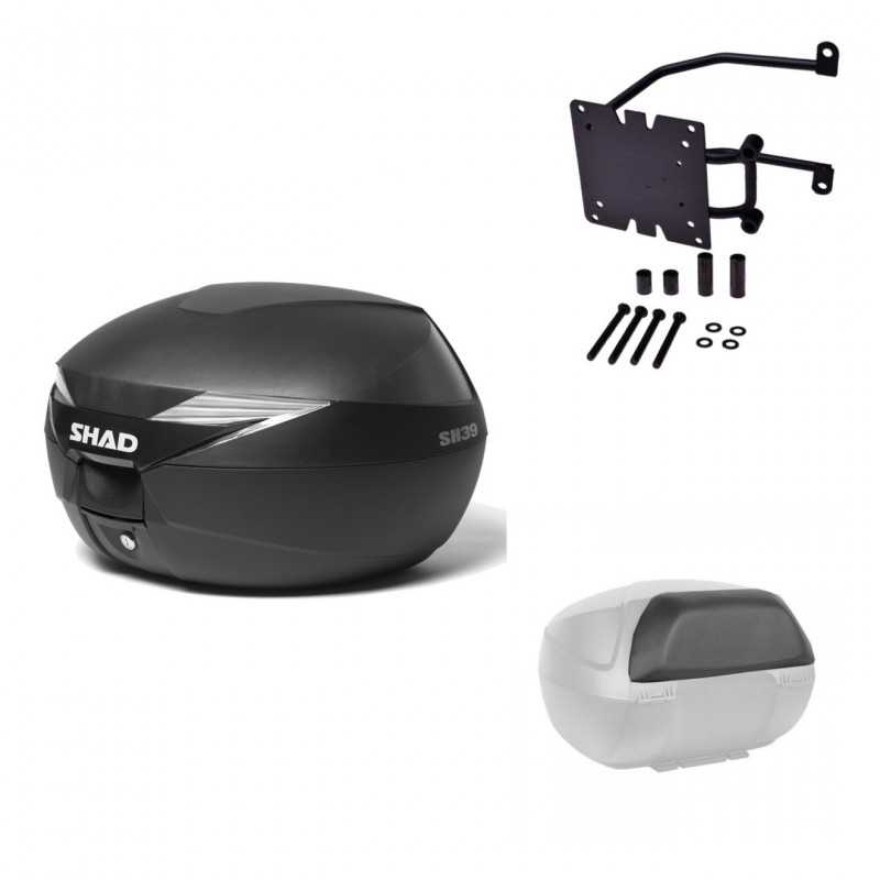 SHAD Baul trasero + herraje montaje respaldo de pasajero SH39 SH 39 KIT-177920