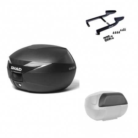 SHAD Baul trasero + herraje montaje respaldo de pasajero SH39 SH 39 KIT-177970