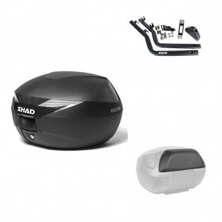 SHAD Baul trasero + herraje montaje respaldo de pasajero SH39 SH 39 KIT-177870