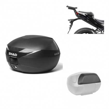 SHAD Baul trasero + herraje montaje respaldo de pasajero SH39 SH 39 KIT-178020
