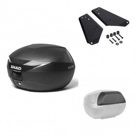 SHAD Baul trasero + herraje montaje respaldo de pasajero SH39 SH 39 KIT-177922