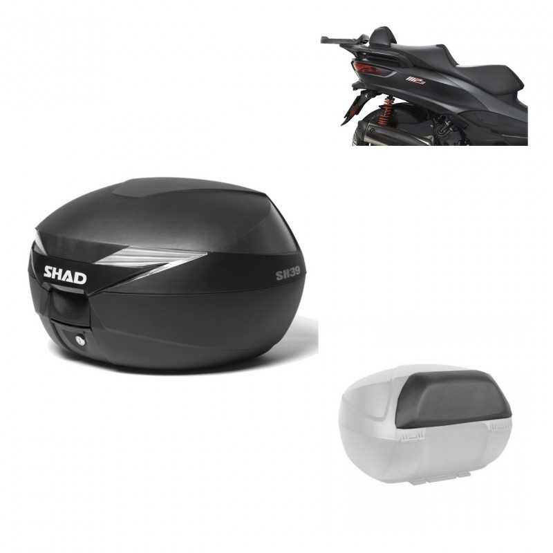 SHAD Baul trasero + herraje montaje respaldo de pasajero SH39 SH 39 KIT-178073