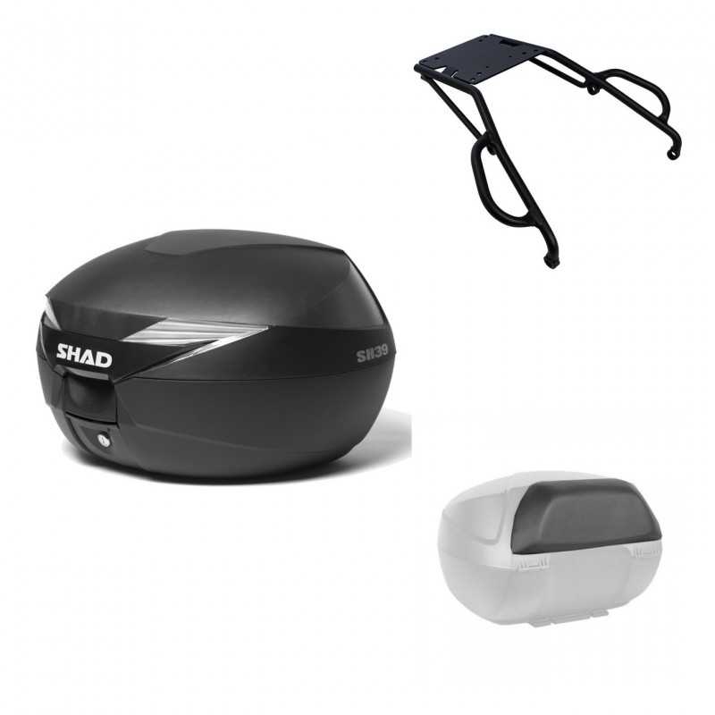 SHAD Baul trasero + herraje montaje respaldo de pasajero SH39 SH 39 KIT-177974