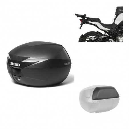 SHAD Baul trasero + herraje montaje respaldo de pasajero SH39 SH 39 KIT-178024