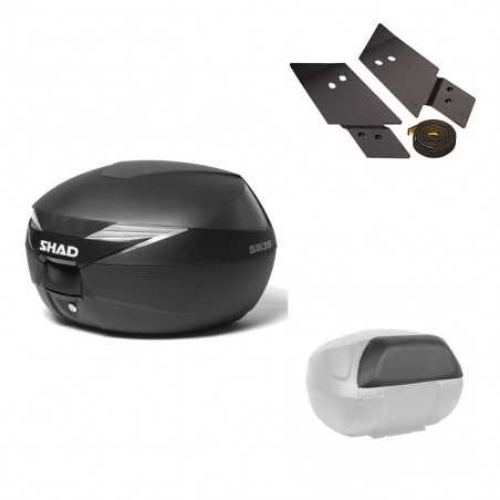 SHAD Baul trasero + herraje montaje respaldo de pasajero SH39 SH 39 KIT-177926